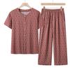 Ropa de Verano para Mujeres de Mediana Edad y Mayores, Camisas de Manga Corta, Trajes para Madres, Camisetas para Personas de 60-70 Años, Ropa para Abuelas, Ropa y Pantalones para Personas Mayores