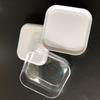 Caja de película de vidrio templado para reloj, caja de plástico transparente, embalaje de película templada para lente, caja de PS transparente, caja de plástico vacía