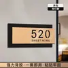 Placas de número de puerta de acrílico, adecuadas para uso doméstico y de hotel, de doble capa, con diseños calados, y utilizadas como señalización de apartamentos o residencias.