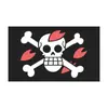 Amazon One Piece Bandera Pirata de Luffy Bandera de Calavera Bandera Colorida Banderín Decoración Interior Bandera Exterior Grande