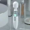 Galaku Speedy Angel Av Recarregável Aquecimento por Conversão de Frequência Brinquedo Divertido para Masturbação Feminina Produtos para Adultos