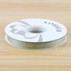 Cinta inglesa de 1 cm, hilo para ramo sencillo, embalaje de regalo, cinta de poliéster bronceada, materiales de embalaje de flores