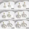 Pendientes de Colgante de Perla Simples y Elegantes de Nuevo Estilo, Temperamento de Lujo Ligero Retro, Ganchos para Pendientes Colgantes Versátiles, Pendientes Coreanos de Alta Gama