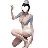 Gato Nocturno Lencería Sexy Sexy Sin Quitarse Cubre Cadera Uniforme de Secretaria Uniforme Apasionado de Aeromoza Falda Tentación que Cubre Cadera