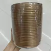 Cinta de satén de doble cara de 3 cm de ancho, 900 yardas, 3 cintas blancas estándar, 1 cinta negra, 1 cinta blanca, cinta A12 con acabado satinado