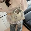 Bolsa de Boliche de Mão para Mulheres 2025 Nova Tendência Coreana Nicho Bolsa Travesseiro Versátil Ins Bolsa de Ombro Transversal
