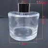 Suministro en Stock de Botellas Cilíndricas para Aromaterapia, Botellas Vacías, Botellas de Difusor de Varillas de Gama Alta sin Llama, Botellas Difusoras de Vidrio para Aceites Esenciales de Fragancia