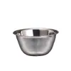 08 Bol Mezclador Grueso de Acero Inoxidable No Magnético, Recipiente para Hornear, Bol para Batir Huevos, Bol para Condimentos, Recipiente para Amasar Masa