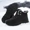 Zapatos Deportivos de Algodón de Terciopelo para Hombre de Talla Grande Transfronterizos Zapatos de Nieve Calientes para Hombre Zapatos para Senderismo y Montañismo al Aire Libre Zapatos de Invierno a Prueba de Frío