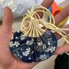 Bolsita Bolsa Vacía Tela Bordada Bolsa de Sachet Bolso Dinastía Han Bolsa Vacía Estilo Antiguo Bolso Portátil Bolsa de la Suerte Bolsa de Brocado