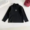 Valle del Viento 2026 Otoño/Invierno Nuevo Estilo Coreano Versátil Ropa Interior Térmica de Cuello Medio con Terciopelo para Niños y Niñas