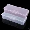 Caja de Almacenamiento de Herramientas para Uñas Caja de Joyería con Hebilla Tira Larga de 19 cm Caja de Plástico Engrosada Conjunto de Herramientas para Uñas Taobao