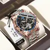 POEDAGAR/Baidaga Reloj Mecánico Automático Multifuncional Reloj para Hombre Reloj en Vivo Explosiones de Comercio Exterior