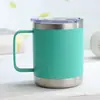 Taza de 12 oz Exclusiva de Amazon Termo de acero inoxidable 304 Taza con asa Taza de oficina Taza de café Venta al por mayor