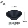 Tigela de Melamina Sanchuang Tigela Japonesa Pequena Individual Requintada Tigela de Arroz de 3 polegadas Tigela de Sopa Tamanho Pequeno Criativo Restaurante Comercial Preto