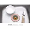 Cubierta de Drenaje de Piso Anti-atascos para Fregadero de Cocina Filtro de Cabello para Drenaje de Baño Drenaje de Piso de Silicona