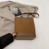 Bolso Cubo 2026 Otoño e Invierno Nuevo Moda Versátil Bolso de Hombro Gama Alta Bloqueo de Color Casual Nicho Bolso de Mano