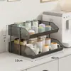 Prateleira de armazenamento para mesa, estante simples para uso doméstico, organizador de mesa, suporte de arquivo para escritório, prateleira de exposição