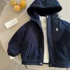 Chaqueta Acolchada Infantil 2026 Invierno Niños y Niñas Parche de Lana de Cordero Algodón con Capucha Chaqueta Gruesa de Piel para Bebé