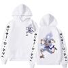 Sudadera con Capucha de Moda de Anime Japonés Nuevo 2025 Luffy Quinta Marcha Estampada Top para Hombre y Mujer