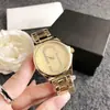 Reloj de Mujer de Aleación de Negocios con Cuarzo Reloj de Mujer Estudiante Puesto de Venta al por Mayor Reloj de Mujer Geneva Oro Rosa