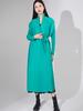 Gabardina de Moda Miyake para Mujer, Estilo Largo, Sensación de Alta Gama, Ropa Femenina de Comercio Exterior Transfronterizo, Ropa Holgada Tallas Grandes, Abrigo para Primavera