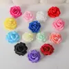Flores de rosa de PE de 8 cm, flores artificiales de espuma de un solo color para decoración DIY, guirnaldas, flores falsas, decoraciones de boda