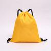 Bolsillo con cordón de tela Oxford Patrón de fútbol personalizado Mochila impermeable con cordón Mochila deportiva de poliéster Bolsa con logotipo impreso