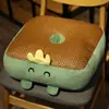 Almohadilla de Asiento de Dibujos Animados Transpirable de Sensación Fría para Verano, Cojín para Glúteos, Cojín para Silla de Cuatro Estaciones, Cojín para Glúteos Sedentarios de Piso de Oficina