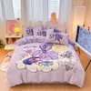 Nuevo Producto 2026: Licencia Oficial My Little Pony Impresión Plana Digital a Gran Escala de Dibujos Animados Set de Cuatro Piezas de Terciopelo de Leche Engrosado