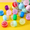 Cápsula de gashapon de fundo plano 62x67mm transfronteiriça, bola de gashapon de PP, bola de brinquedo de gashapon recarregável, caixa surpresa de gashapon, ovo giratório