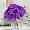 Buquê de Cinco Cabeças de Hortênsias Artificiais com Toque de Luxo, Adequado para Arranjos de Flores de Casamento, Decoração de Hotel e Casa, e como Adereço de Fotografia