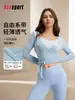 Saída de praia de peça única com alça para yoga para mulheres, top esportivo fino de secagem rápida para o verão, roupa de ginástica de manga comprida para Pilates como peça externa
