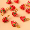 Accesorios para el Festival del Bote del Dragón Bolsitas Perfumadas Bordado Hecho a Mano DIY Tejido de Cuerda de Cinco Colores Zongzi Estilo Antiguo Hojas Iridescentes Accesorios Venta al por Mayor