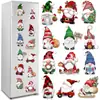 Imán de Refrigerador de Muñeco de Nieve Navideño Más Popular de Amazon Decoración de Pegatina Magnética para Refrigerador de Invierno con Papá Noel y Copo de Nieve