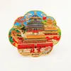 Imanes de Refrigerador de Atracciones Turísticas Pekín Nanjing Shanghái Qingdao Ciudad Imanes Metálicos de Refrigerador Atracción Turística Turismo Productos Culturales y Creativos en Stock