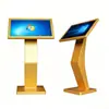 Máquina Todo en Uno de Lujo Nueva Color Dorado Pantalla Táctil Horizontal Kiosco de Consulta con Pantalla Capacitiva de Alta Definición de 22 pulgadas