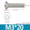 Tornillos de Acero Inoxidable 304 Biselados de Cabeza Hexagonal con Vaso Pernos Cabeza Plana Redonda Borde Biselado Accesorios para Muebles Tornillos M3M4M6
