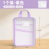 Bolso de mano para examen de estudiante con apertura grande tipo cremallera, bolsa para guardar libros, bolsa para clasificar papeles de examen, superventas transfronterizo, con forma de L