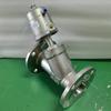 Válvula de Assento Angular com Flange Pneumática Dn25 Rosqueada Mandril de Instalação Rápida Vapor Água Resistente a Altas Temperaturas Tipo Y Válvula de Controle de Ar de Fechamento de Emergência
