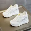 Zapatos Chunky de Papá con Aumento Interno de Altura de 10 cm para Mujer, Nuevo Verano 2026 Malla Fina Transpirable Populares Casuales de Malla