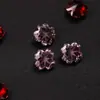 Anillo Cara de Uña con Forma de Corazón de Caramelo de la Suerte, Trébol de Cuatro Hojas 5A, Piedra Desnuda, Zirconia con Gradiente Iridiscente, Artículo de Venta Caliente, Por Favor Pregunte por Disponibilidad