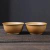 Bule com Alça para Preparo no Fogão, Bule Martelado Cor Creme em Estilo Japonês, Conjunto de Chá para Uso ao Ar Livre e Doméstico, Adequado para Aquecer Chá sobre Chama Aberta