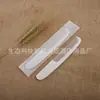 Hotel pousada artigos de higiene pessoal palito de plástico descartável pente de plástico cabo longo filme macio espesso pente de cabelo atacado