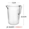 Taza medidora de PC espesada para uso comercial al por mayor, para té, leche, herramientas especiales, de plástico de grado alimenticio, para uso doméstico, taza medidora de gran capacidad