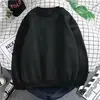 Colección nueva otoño/invierno 2026 transfronteriza: Camisetas de color liso, manga larga, cuello redondo, corte holgado para hombre y mujer, ropa exterior moderna, sudaderas versátiles y a la moda