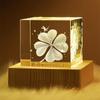 Adornos creativos de cristal con forma de corazón y forma de luna cuadrada, cubo de nube, luz nocturna, nubes de lluvia, sistema solar, regalo de cumpleaños para mujer.