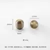 Manija de Puerta de Gabinete Estilo Antiguo Vintage Todo Cobre Estilo Americano Estilo Francés Silencioso Estilo Japonés Bola Antigua Manija de Latón para Armario