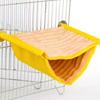 Nido para hámster y loro, hamaca cálida, extraíble y lavable, alféizar de ventana, cuna colgante multicolor para gatos