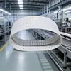 Cinta transportadora de succión para punzonado de PVC línea de ensamblaje de cinta transportadora de vacío de PU enrollador de cinta plana antiestática